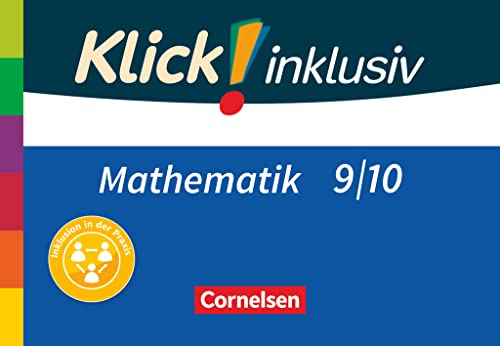 Klick! inklusiv - Mathematik - 9./10. Schuljahr: Arbeitshefte 1-6 im Schuber von Cornelsen Verlag GmbH