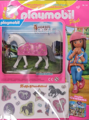 Playmobil Pink 10/2024 "Extra: Pferd mit Decke + Glitzer-Tattoos!"