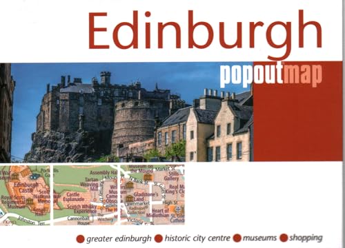 Popout Single Edinburgh: Double map (Popout Maps) von Heartwood Publishing
