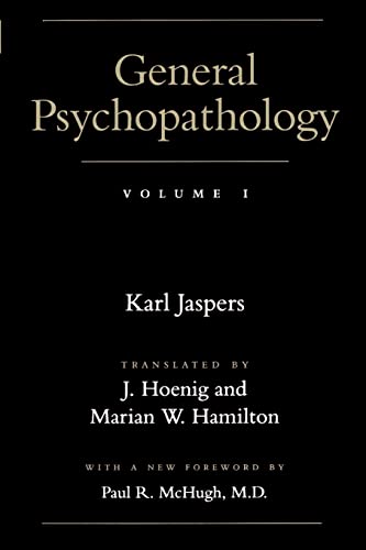General Psychopathology: VOLUME 1