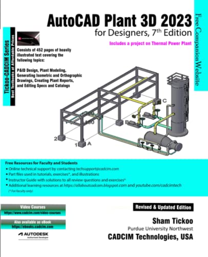 AutoCAD Plant 3D 2023 for Designers, 7th Edition von CADCIM Technologies
