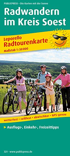 Radwandern im Kreis Soest: Leporello Radtourenkarte mit regionalen Themenrouten, Freizeit-Tipps, Einkehrmöglichkeiten, Bett & Bike-Betrieben, ... 1:50000 (Leporello Radtourenkarte: LEP-RK) von Freytag-Berndt und ARTARIA