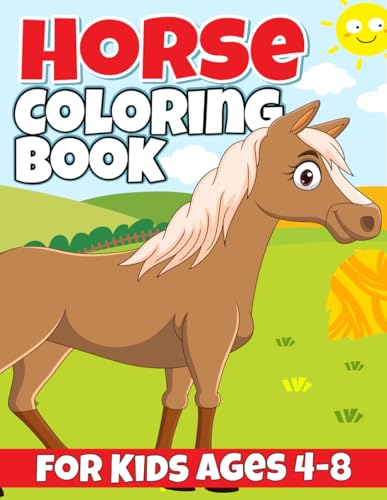 Horse Coloring Book: For Kids age 4-8 | 35 Adorable Illustrations | 8.5 x 11 Inch (21.59 x 27.94 cm) von Independently published