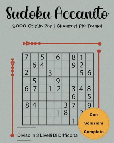 Sudoku Accanito: 3000 Griglie per i Giocatori più Tenaci von Independently published