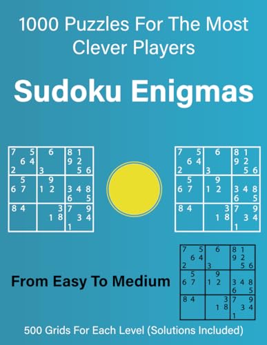 Sudoku Enigmas: 1000 Puzzles for the Most Clever Players von Independently published