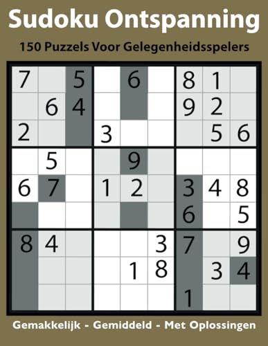 Sudoku Ontspanning: 150 puzzels voor gelegenheidsspelers von Independently published