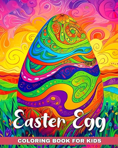 Easter Egg Coloring Book for Kids: Big and Easy Easter Eggs Coloring Pages For Kids All Ages von Blurb
