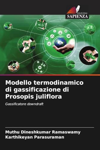 Modello termodinamico di gassificazione di Prosopis juliflora: Gassificatore downdraft von Edizioni Sapienza