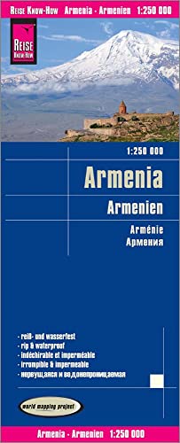 Reise Know-How Landkarte Armenien / Armenia (1:250.000): reiß- und wasserfest (world mapping project) von Reise Know-How Rump GmbH