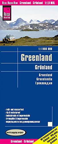 Reise Know-How Landkarte Grönland / Greenland (1:1.900.000): reiß- und wasserfest (world mapping project) von Reise Know-How Rump GmbH