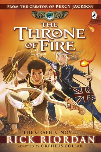 The Throne of Fire: The Graphic Novel (The Kane Chronicles Book 2) (Kane Chronicles Graphic Novels, 2)