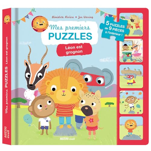 MES PREMIERS PUZZLES - LEON EST GROGNON von AUZOU