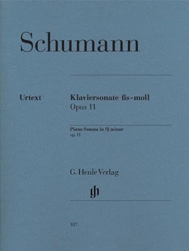 Sonate Fis-Moll Op 11. Klavier: Besetzung: Klavier zu zwei Händen (G. Henle Urtext-Ausgabe) von HENLE