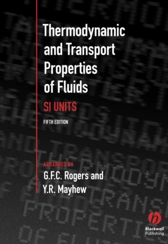 Thermodynamic and Transport Properties of Fluids: Si Units