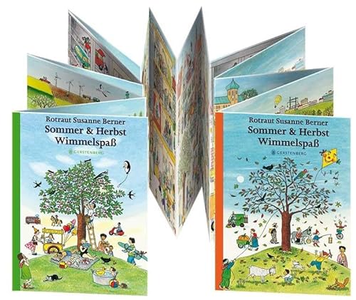 Sommer & Herbst Wimmelspaß: Wende-Leporello von Gerstenberg Verlag