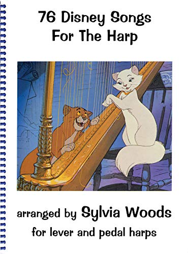 76 Disney Songs For The Harp: For Lever Abd Pedal Harps von HAL LEONARD
