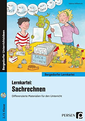 Lernkartei: Sachrechnen: Differenzierte Materialien für den Unterricht (2. und 3. Klasse) (Bergedorfer Lernkartei)