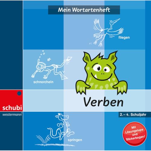 Mein Wortartenheft: Verben (Wortartenhefte: Nomen, Verben, Adjektive, Präpositionen) von SCHUBI Lernmedien