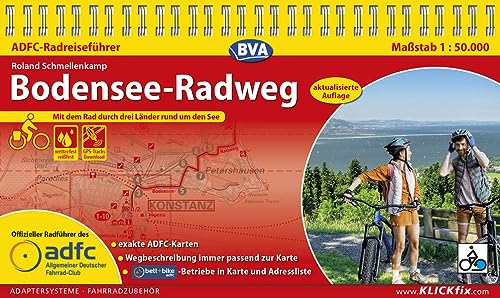 ADFC-Radreiseführer Bodensee-Radweg 1:50.000 praktische Spiralbindung, reiß- und wetterfest, GPS-Tracks Download: Mit dem Rad durch drei Länder rund um den See (ADFC Radführer) von BVA BikeMedia