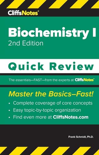 CliffsNotes Biochemistry I: Quick Review