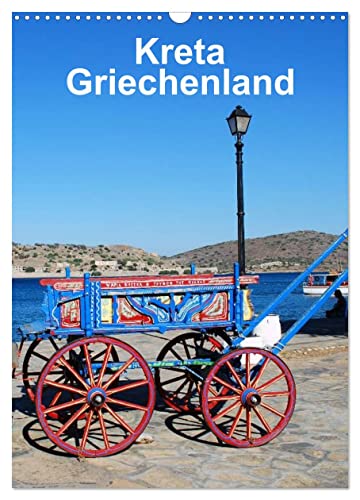 Kreta Griechenland (Wandkalender 2025 DIN A3 hoch), CALVENDO Monatskalender: Inselträume mit dem Griechenlandplaner von Calvendo