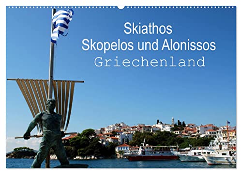 Skiathos Skopelos und Alonissos Griechenland (Wandkalender 2025 DIN A2 quer), CALVENDO Monatskalender: Inselträume auf den Sporaden von Calvendo