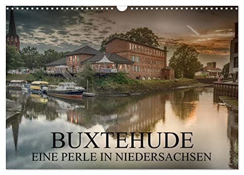 Buxtehude - Eine Perle in Niedersachsen (Wandkalender 2025 DIN A3 quer), CALVENDO Monatskalender von CALVENDO