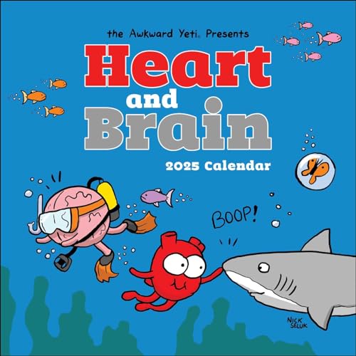 Heart and Brain 2025 Wall Calendar von Andrews McMeel Publishing