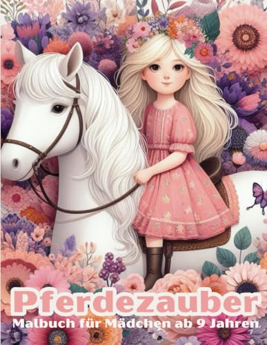Pferdezauber: 70 bezaubernde Pferde-Malvorlagen für Mädchen ab 9 Jahren Entdecken Sie eine magische Welt voller Pferde, majestätischer Hengste, ... Landschaften zum Ausmalen und Entspannen von Independently published