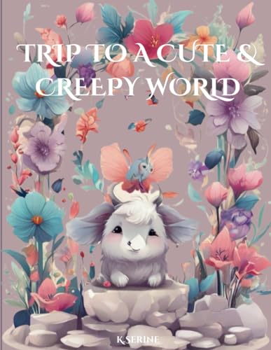 Trip to a cute and creepy world: pop manga coloring book for teens and adults von Independently published