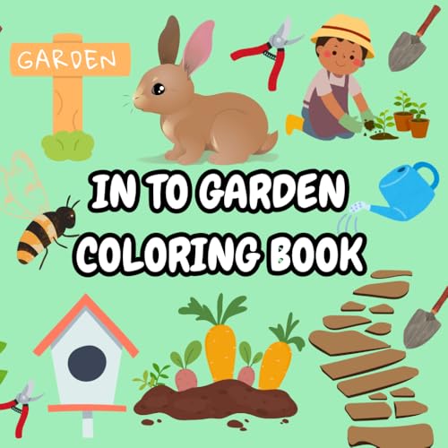 Bloom & Grow: A Relaxing Garden Coloring Book: A Beautiful Collection of Floral, Botanical, and Nature-Inspired Designs for Stress Relief and Creativity von Independently published