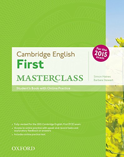 Cambridge English: First Masterclass: Student's Book and Online Practice Pack (First Certificate Masterclass) von Oxford University Press