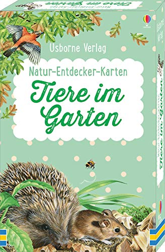 Natur-Entdecker-Karten: Tiere im Garten (Entdecker-Karten-Reihe) von Usborne