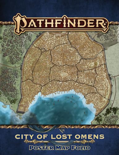 Pathfinder Lost Omens: City of Lost Omens Poster Map Folio (P2) von Paizo
