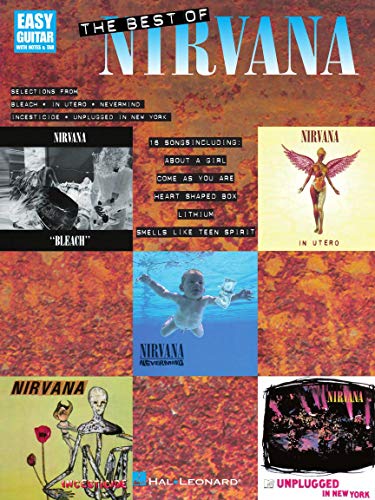 The Best Of Nirvana. Easy Guitar Tab Book von HAL LEONARD