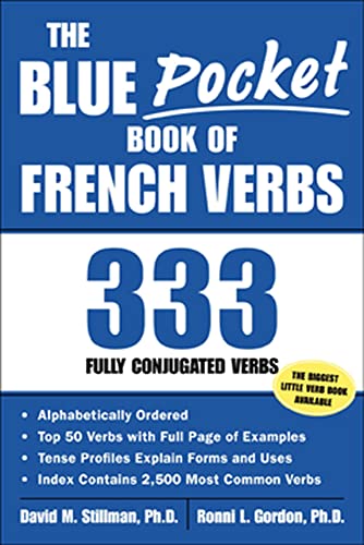 The Blue Pocket Book of French Verbs: 333 Fully Conjugated Verbs (Language-Learning Favorites) von McGraw-Hill Education