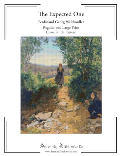 The Expected One Cross Stitch Pattern - Ferdinand Georg Waldmüller: Regular and Large Print Cross Stitch Chart von Independently published