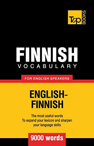 Finnish vocabulary for English speakers - 9000 words (American English Collection, Band 107)