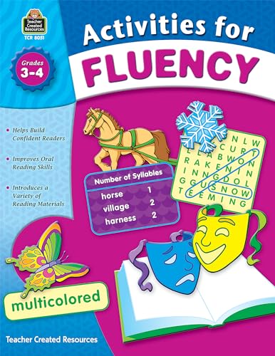 Activities for Fluency, Grades 3-4 von Teacher Created Resources