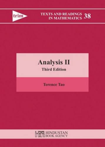 Analysis II (Texts and Readings in Mathematics, Band 38)