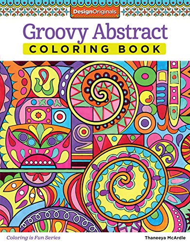 Groovy Abstract Coloring Book (Coloring Is Fun) von Design Originals