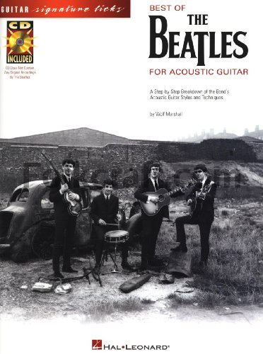 Best of The Beatles for Acoustic Guitar (Guitar Signature Licks) von HAL LEONARD