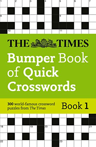 The Times Bumper Book of Quick Crosswords Book 1: 300 world-famous crossword puzzles (The Times Crosswords) von Times Books