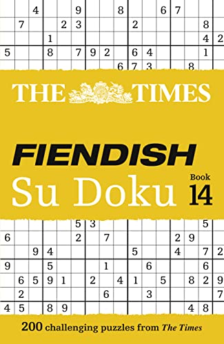 The Times Fiendish Su Doku Book 14: 200 challenging Su Doku puzzles (The Times Su Doku) von Times Books