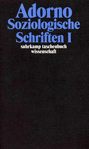 Gesammelte Schriften in 20 Bänden: Band 8: Soziologische Schriften I (suhrkamp taschenbuch wissenschaft)