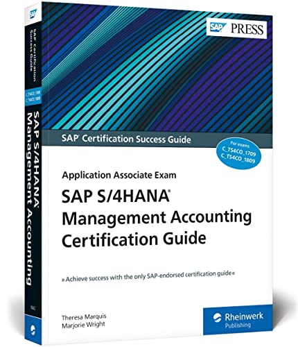 SAP S/4HANA Management Accounting Certification Guide: Application Associate Exam (SAP PRESS: englisch) von SAP Press