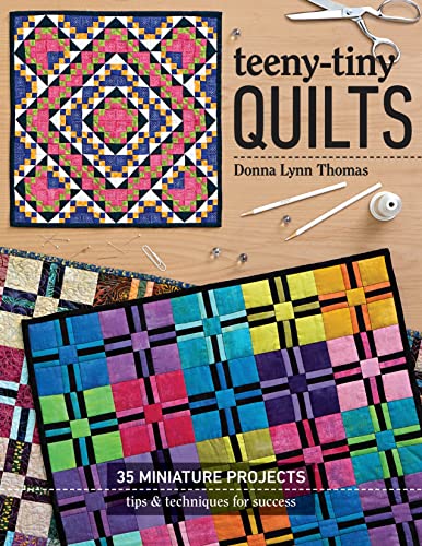 Teeny-Tiny Quilts: 35 Miniature Projects - Tips & Techniques for Success von C&T Publishing