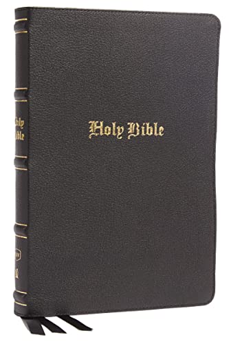 KJV Holy Bible: Large Print Thinline, Black Genuine Leather, Red Letter, Comfort Print: King James Version: Holy Bible, King James Version von Thomas Nelson