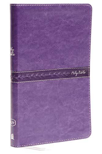 KJV Holy Bible: Thinline, Purple Leathersoft, Red Letter, Comfort Print (Thumb Indexed): King James Version: Holy Bible, King James Version