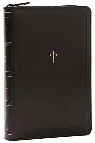 NKJV Compact Paragraph-Style Bible w/ 43,000 Cross References, Black Leathersoft with zipper, Red Letter, Comfort Print: Holy Bible, New King James Version: Holy Bible, New King James Version von Thomas Nelson